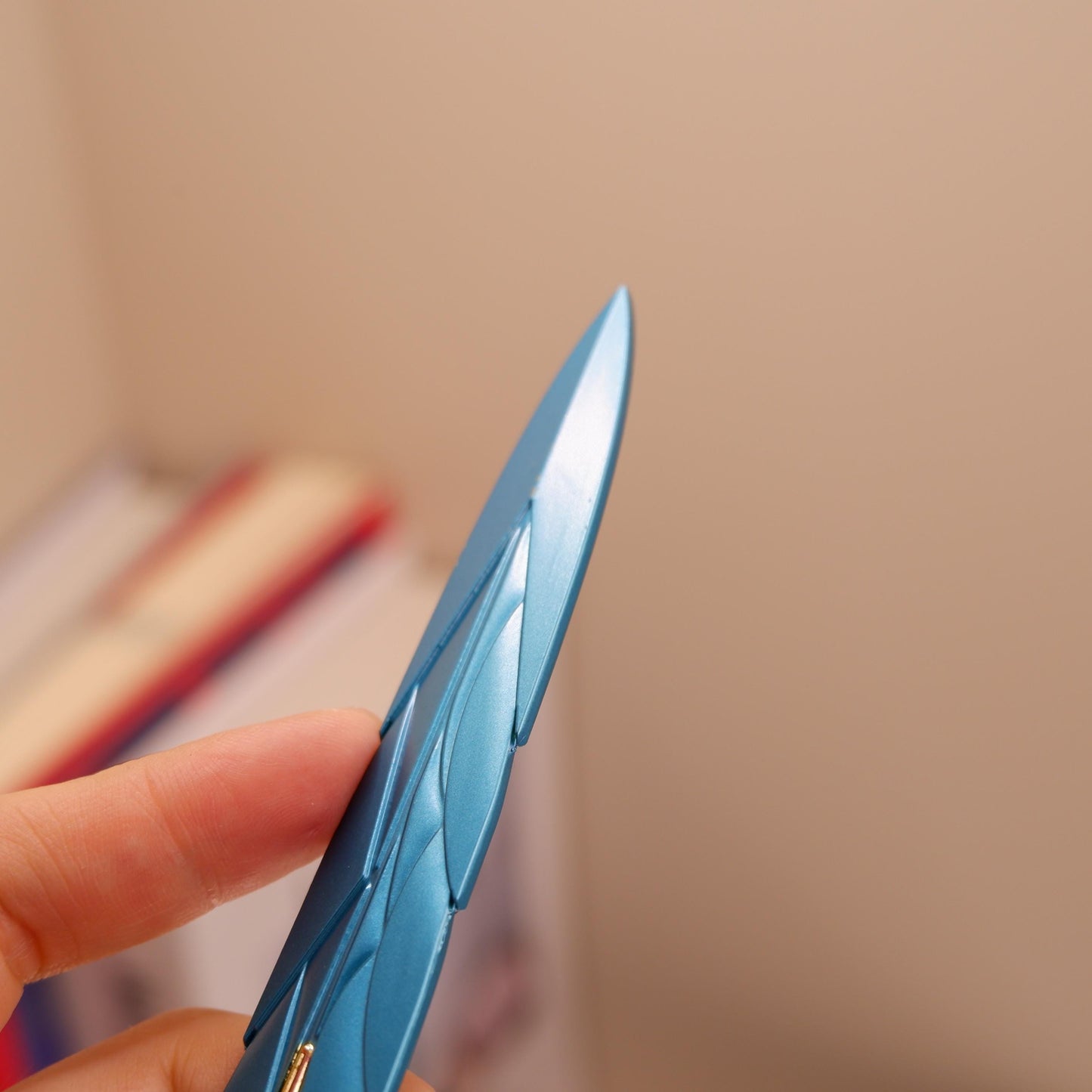 8.26in Glory Game Peripheral Li Xin Shanhai Sword Metal Weapon Model Samurai Knife Toy Cosplay Prop Desktop Ornament Collection Boy's Gifts