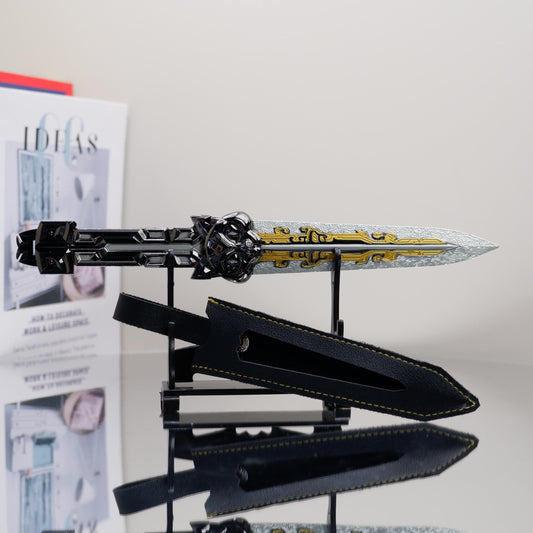Delta Peripheral Hacking Claw Ink Cloud Figure Data Flying Knife Metal Model Cosplay Melee Weapon Desktop Ornament Game Collection Gift Toys
