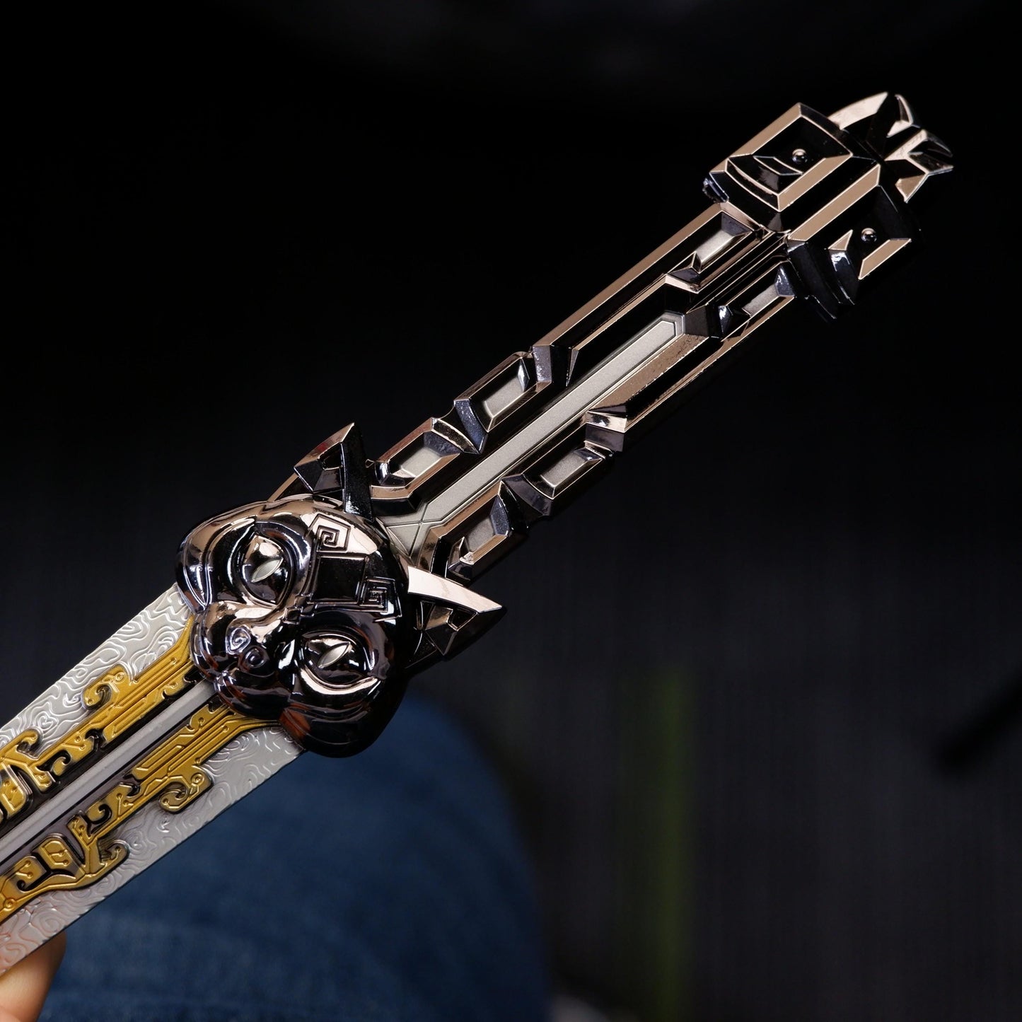 Delta Peripheral Hacking Claw Ink Cloud Figure Data Flying Knife Metal Model Cosplay Melee Weapon Desktop Ornament Game Collection Gift Toys